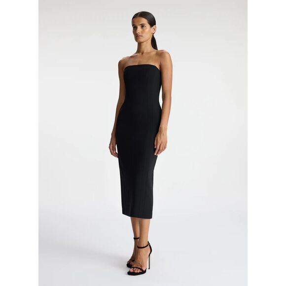 A.L.C. Elizabeth Strapless Midi-Dress US 0 $550 - Picture 2 of 13